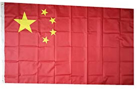 Stormflag Drapeau chinois 90 g en polyester pongé 90 g avec double couture 90 cm x 150 cm