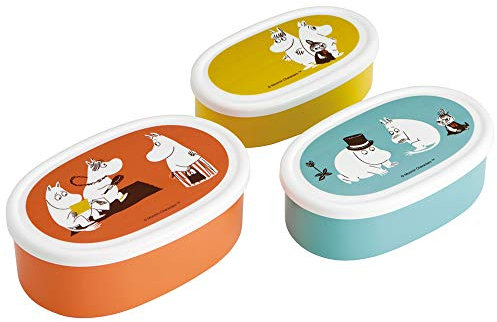 Lunchbox Behälter Aufbewahrungsbehälter drei Sets MOOMIN Japan 860ml SRS3S