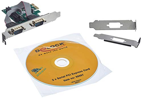 Delock PCI Express Karte zu 2 x Seriell RS-232 90007
