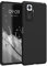 kwmobile Funda para Xiaomi Redmi Note 10 Pro Carcasa - Ultrafina de TPU y Silicona con Bordes elevados anticaídas - Negro Mate