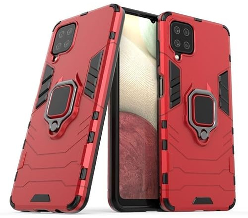 betterfon Hülle für Samsung Galaxy S21 - Handyhülle Samsung S21 5G Schutzhülle Silikon Ring Case TPU mit [Standfunktion] [Ring Halter] für Galaxy S21 Rot