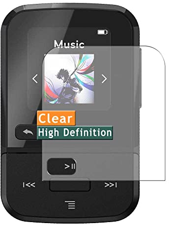 Vaxson 3 Stück Schutzfolie kompatibel mit SanDisk Clip Sport Go Display folie folien Displayschutzfolie ( nicht Panzer Schutz Glas folie SchutzGlas nicht PanzerGlas ) Neue