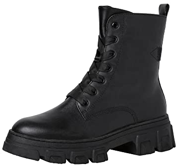 Tamaris Damen Stiefelette 1-1-25273-29, Schwarz (Black Leather), 39 EU