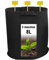 GROWMANIA Lot de 3 sacs de culture en tissu noir avec poignées de 8 litres de capacité pour plantes et fleurs rondes + étiquette cadeau