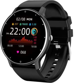 SMT 4 Smart Watch For Women Men 2023 Edition - Fitness Tracker, Heart Rate, Sleep Monitor Digital watch - Smartwatch Step counter - Waterproof SMT4 Activity Tracker Compatible with Android iPhone