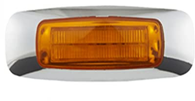 Marker Lights Seitliche Rücklichter Für LKW-Anhänger Van Bus 12V-24V Blitzlicht Blinker (Farbe : Orange,Blue,Green,Silver,Black, Größe : 1 UK)