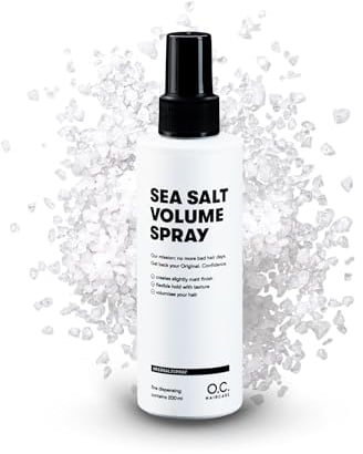 O.C. Haircare Sea Salt Spray - 200ml Meersalz Spray für Haare - Volumen-Booster für ein volleres Haargefühl mit starkem Halt - 100% vegan & Made in Germany