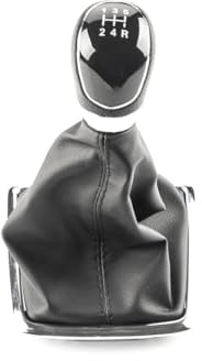 LST Schaltknauf Schalthebel mit Schaltsack 5-Gang kompatibel mit Ford Focus II ab 2008