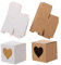 SEWOART Boxen 60pcs Quadratische Herzförmige S Candy Cake Verpackung Party Treat Boxen Farbe