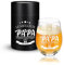 WIAZZLUK Idée Cadeau Fête des Pères, Idée Cadeau Verre pour Papa, Mug à Bière Fête des Pères, Cadeau Anniversaire Papa, Cadeau Fête des Pères, Cadeau pour Papa, Imprimé Avec Le Meilleur Papa Du Monde