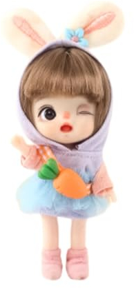 Walopola Prinzessinnenpuppe im Zufallsstil, bewegliche Gelenkpuppe | Sammelbare Verkleidungsornamente - Sammelbare Actionfigur, bewegliche Anziehpuppe für Kinder, Erwachsene, alle Altersgruppen