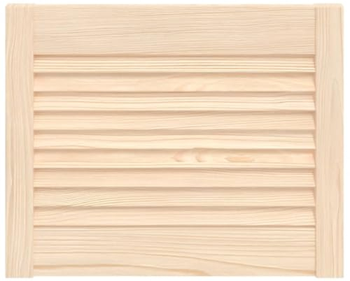 Kangmusi Schrankt¨¹r Lamellen-Design 39,5x49,4 cm Massivholz Kiefer, kangmusi151109