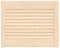 Kangmusi Schrankt¨¹r Lamellen-Design 39,5x49,4 cm Massivholz Kiefer, kangmusi151109