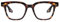 Dollger Blue Light Blocking Glasses Women's Men's Computer Gaming Glasses Blue Light Blocking Glasses Without Lenses Leopard