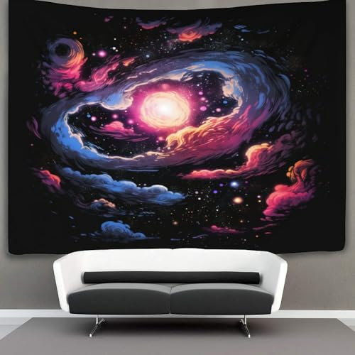DCABEIOOE 3D Druck Galaxy Wandteppiche Poster Ornament Wandbehang Wandteppich Wanddeko Wandbehang Für Jungen Mädchen Raumdekoration Tapisserie 180cmx230cm
