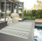 the carpet Machka - robuster Outdoor Teppich, modernes Design, Wetterfest & UV-beständig, für Balkon, Terrasse und Wintergarten, auch für Küche oder Esszimmer geeignet, Grün, 240 x 340 cm