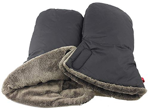 Handschuhe Handmuffs Fäustlinge Kinderwagen Handwärmer Winter Frostschutz für Eltern Dicke Warmmuffs
