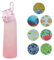 Trinkflasche mit Geschmack, Flasche Starter Set Luft Wasserflasche Rosa, 700ml Trinkflaschemit 7 Pods, Wasser Flasche und Geschmack Pods, Trinkflaschen Set Duftkapseln, Water Bottle with Flavor
