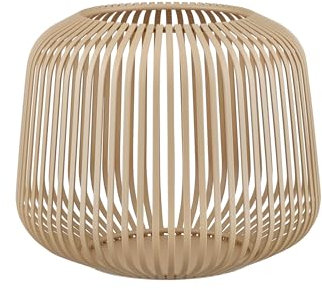 blomus Laterne Lito | Indian Tan | Größe S | 20L x 20B x 17H cm | Kerzenhalter Braun | Windlicht aus Edelstahl | Laterne Deko | Indoor Windlicht Klein