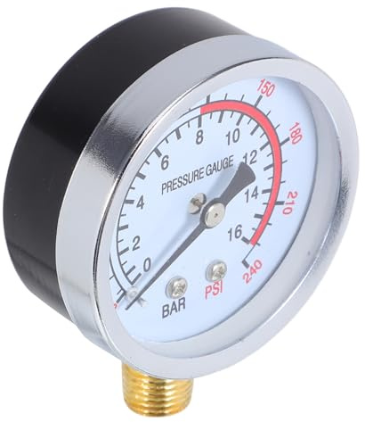 GETAJGHSD Manomètre Vertical Indicateur de Pression pour Compresseur Air et Applications Mécaniques