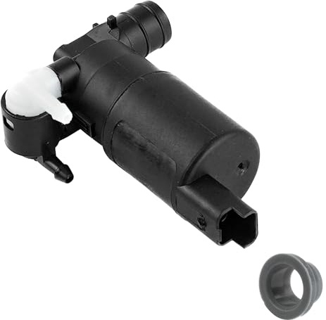 Pompe lave glace compatible pour Clio 3, Clio 4, Twingo 2, C3, Megane 2... | et Megane 3, 4, Sandero, Duster, Logan, 207, 208, 307, 308, C2, C4, C5, C8, Berlingo 1 et 2, Dokker, Lodgy, 106, 407 SW…