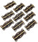 Dophee 10PCS Brass Vintage Butterfly Hinge 51x24mm Antique Bronze Mini Hinges Retro Box Hinges for Home Furniture Toolbox Cabinet Drawer Door Hardware