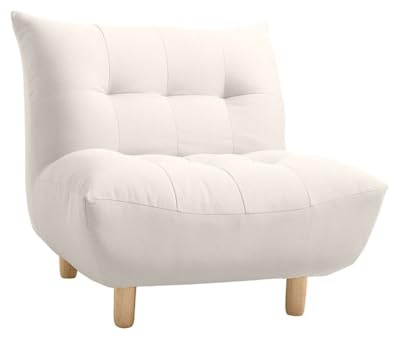 Miliboo Design-Sessel skandinavisch Naturfarben und Eiche YUMI