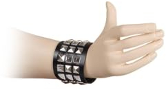 DISBACANAL Nieten Armband mit Spitznieten für Dein Rock Kostüm