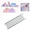 BAOYOUNI Adjustable Cupboard Wardrobe Shelf Expandable Closet Clothes Hanger Shelving Tension Rod Heavy Duty Storage Rack DIY Kitchen Bathroom Divider Organiser Separator
