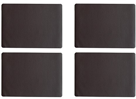 ASA Selection 7804420 Lederoptik Tischset, 46 x 33 cm, Polychlorid, Schoko (4er Pack)