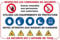 Panneau Respectez Les Consignes de Sécurité - Protection Anti-UV - Dimensions 420x300 mm - Plastique Rigide PVC 1,5 mm