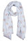 Wrendale Designs von Hannah Dale, Schal, 70 x 190 cm, Blau - Meerschweinchen, 70cm x 190cm