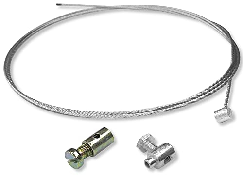 cyclingcolors cavo frizione universale 2m morsetto serracavo moto ciclomotore scooter, Argento