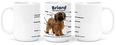 Merchandise for Fans Großer Becher/Jumbo Tasse weiß 450ml - Alternative Anatomie Briard