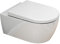 SSWW | Hänge-WC mit Softclose, Wand-Toilette hängend, Spülrandlos, Abnehmbar, Toilette mit WC-Sitz | 54,5 cm lang