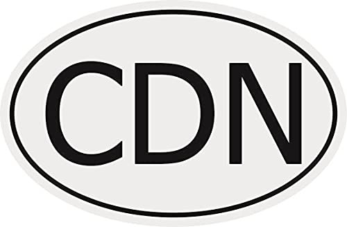 U24 Aufkleber Autokennzeichen CDN = Kanada Autoaufkleber Sticker