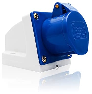 3-Poliger Stecker Industrieller Feldstecker Steckdose, IP44 16A / 32A 240 V Industriesteckdose Outdoor Adapterleitung