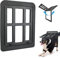 NAMSAN Porta Zanzariera per Animali Domestici Porta per Cani con Serratura Magnetica Semplice Montaggio Porta per Zanzariera Schermo-Nero