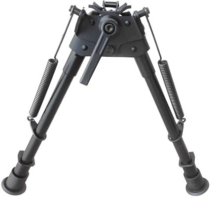9-13″ Bipied Tactique de Tir Réglable en Hauteur Pivotant pour Carabine (tête articulée) avec POD-LOC sur Grenadière