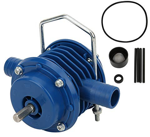 Bomba de Taladro Eléctrico, Bomba de Agua de Taladro de Mano Eléctrica de Servicio Pesado para Jardín Doméstico, Bomba de Agua Centrífuga Autocebante Portátil para Fertilizantes de Aceite o Líquidos