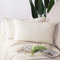 Madizz 2er Set Samt Dekorativ Zierkissenbezüge Luxus Stil Kissenbezug für Sofa für Schlafzimmer Weiß 30x50 cm Rechteckigig