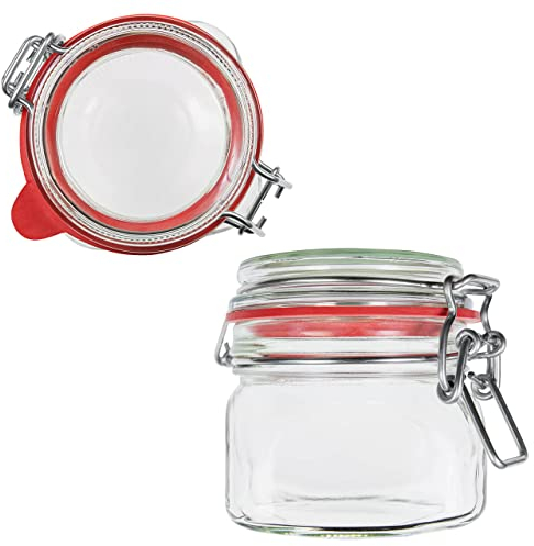 Einmachglas mit Bügelverschluss 300ml | EDEL KRAUT - Premium Einweckglas Bügelglas Drahtbügelglas Vorratsglas - Glas aus deutscher Glashütte - mason jar - Marmeladenglas