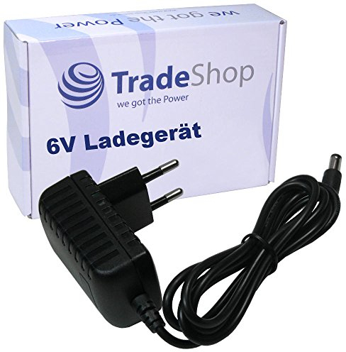 Trade-Shop 6V Netzteil Ladegerät Ladekabel Adapter Ersatz für Boso Medicus Blutdruckmessgeräte Prestige, Control, Uno, Familiy TB-233C 410-7-150