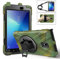 Coque Étui Antichoc Samsung Galaxy Tab Active 2 8.0 T390 T395 T397, Étui Armure Robuste avec Support Rotatif, Dragonne et Bandoulière Réglable, Porte-Stylet (Camouflage)