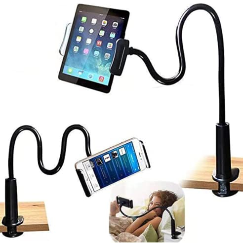 Tablet Halter, Schwanenhals Tablet Halterung - Flexible Einstellbare Lazy Lang Arm Ständer für iPad Mini 2-4, iPad Air, iPhone, und Weitere 4,7-10,5 Zoll Geräte