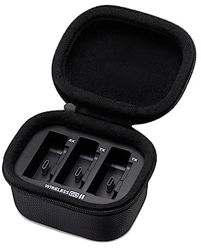 RØDE Wireless GO II Charge Case Estuche de carga RØDE para el Wireless GO II con dos recargas completas, carcasa resistente y sistema de cierre con cremallera