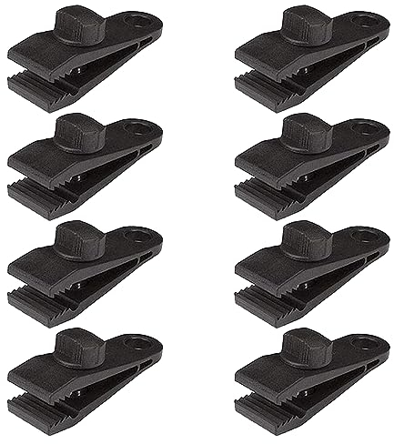 SJBAUTYO Planenclips,Zelte Clip,Tarp Clips,Große Plane Clips Lock,Hochleistungs-linoleumclip für Wohnwagen, Pavillon, Pool Planen, Markisen,Boot Abdeckplane(8 Pcs)