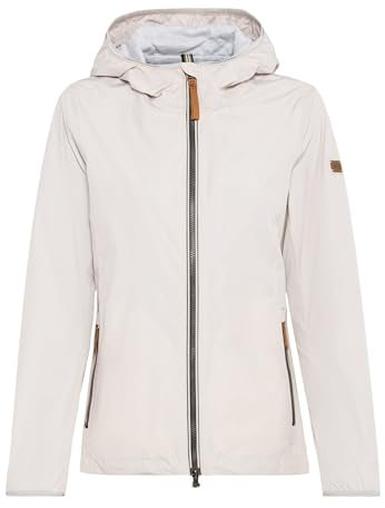 camel active Damen Funktioneller Windbreaker aus recyceltem Polyester Perlweiß, womenswear-48