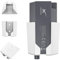 MSAFF StarLink Ethernet-Adapterhalterung, Starlink Internet Kit Satelliten-ABS-Halterungen, Montageset für Star Link Ethernet-Adapter, platzsparend und Signalintegrität (weiß)