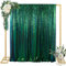 ShinyBeauty Toile de Fond à Paillettes Vertes colorées Rideau de Fond Vert 4 Pieds de Large 7 Pieds de Haut Toile de Fond sirène pour la cérémonie de Mariage de Remise des diplômes
